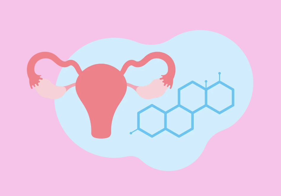 Illustration about menstrual health and period cramps